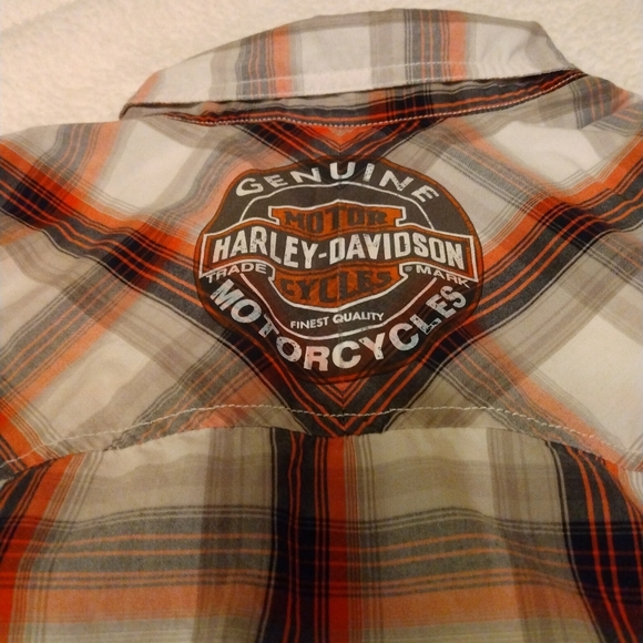 💛💙Harley Davidson short sleeve button up shirt. Size XXL.💙💛 - Picture 2 of 8